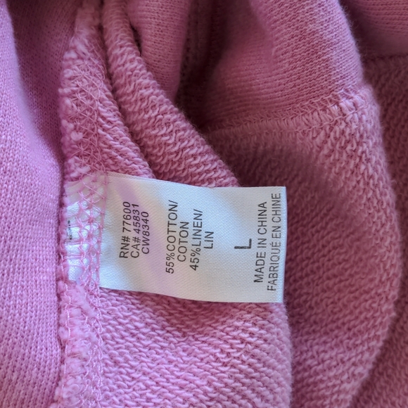 Chaser pink french terry jogger, NWT, Large - Picture 4 of 9